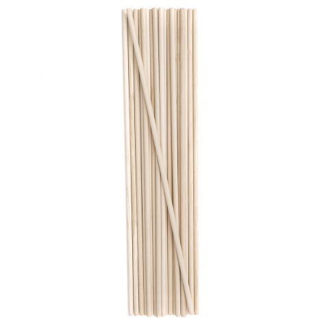 Patyczki kreatywne okrągłe dpCraft naturalne 30cm, 20szt